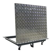 Люк Контур с алюминиевым рифленым листом в гаражный погреб