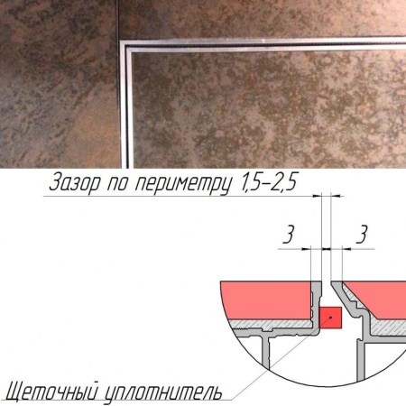 Техно под плитку 900*1900п